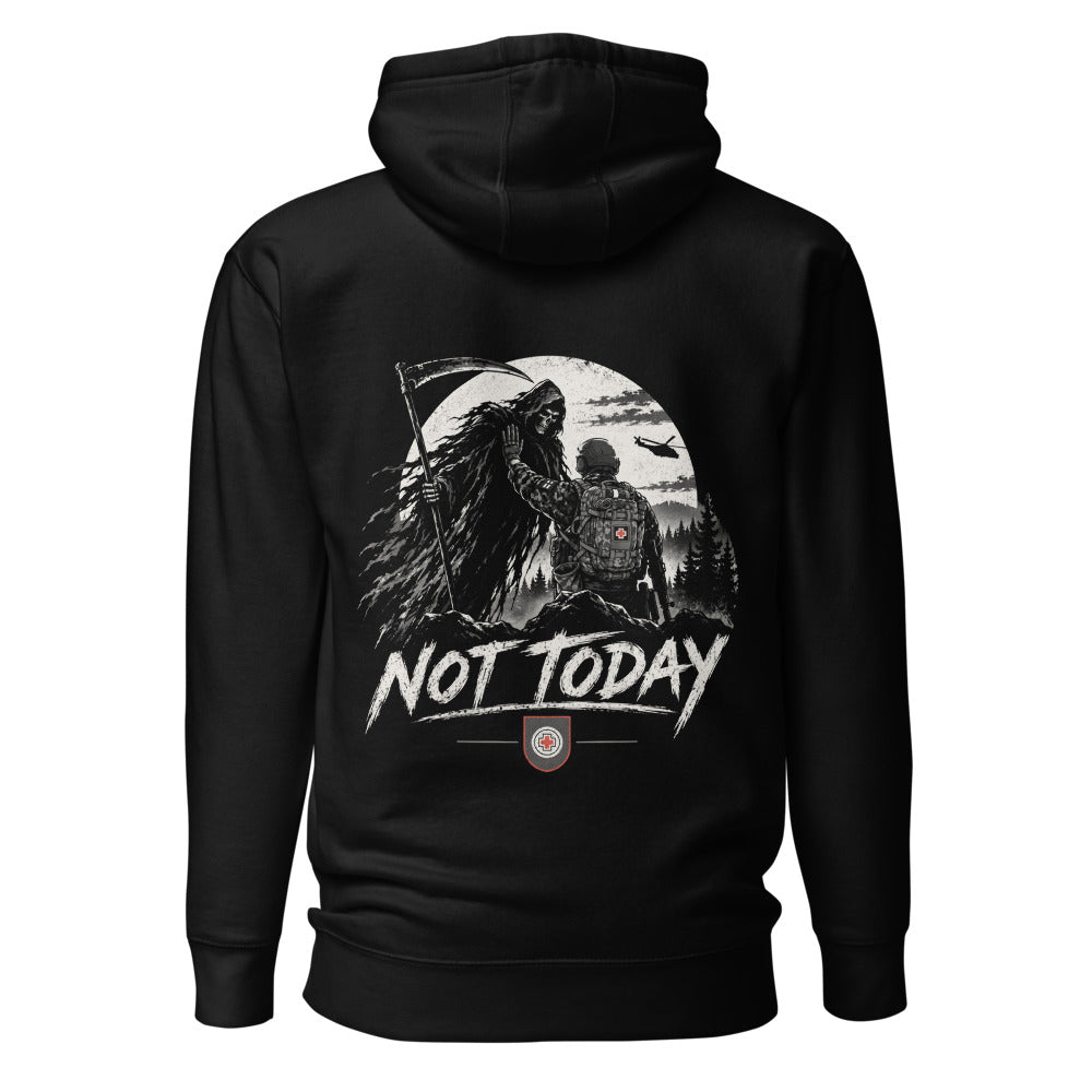 Potero Standard "Not Today" - Medic Huppari, black takaa