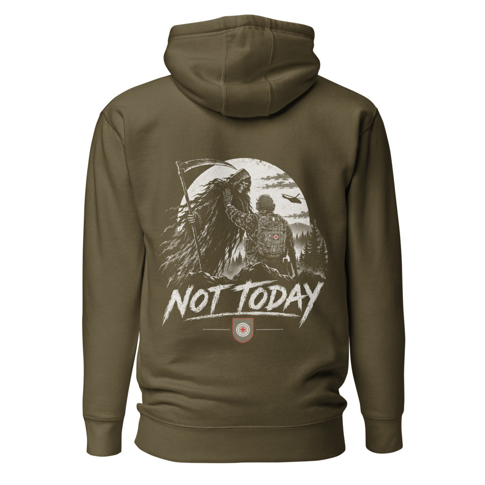 Potero Standard "Not Today" - Medic Huppari, military green takaa