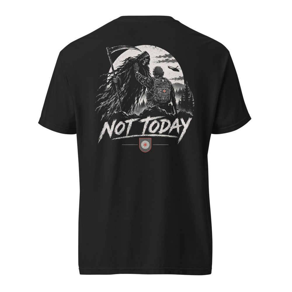 Potero Standard "Not Today" - Medic T-paita, black takaa