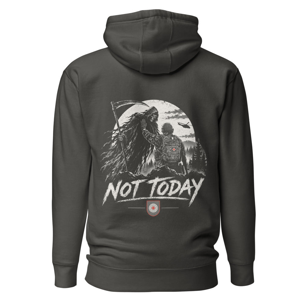 Potero Standard "Not Today" - Medic Huppari, vintage black takaa