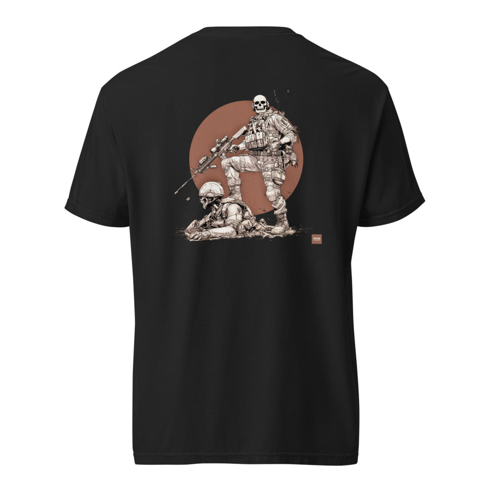 Happy Hunting T-paita – takaprintti (Black)