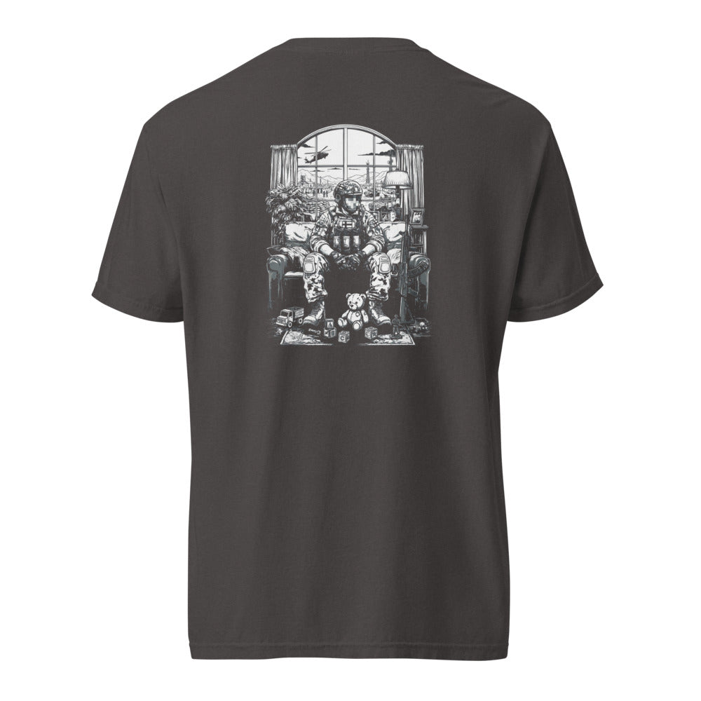 Operaatio T-paita – takaprintti (Graphite)